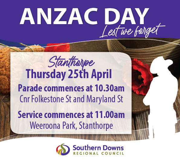 ANZAC Day 2024 Stanthorpe Tile